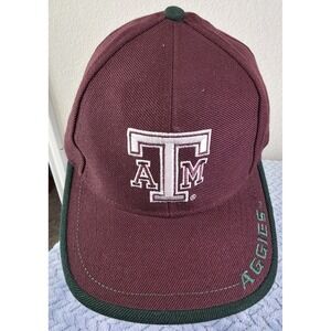 Vintage Logo Athletic Texas A&M Univ. Aggies NCAA Burgundy Adjustable Cap Hat